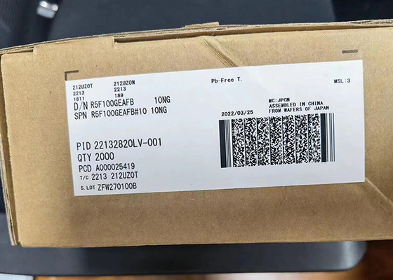 32MHz δεκαεξάμπιτη μικρή δύναμη τσιπ 48LQFP μικροελεγκτών μικροελεγκτών MCU R5F100GEAFB
