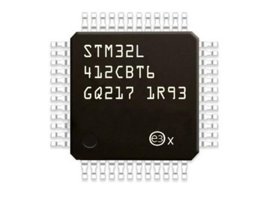 128KB τσιπ LQFP48 μικροελεγκτών μικροελεγκτών MCU STM32L412CBT6 80MHz λάμψης