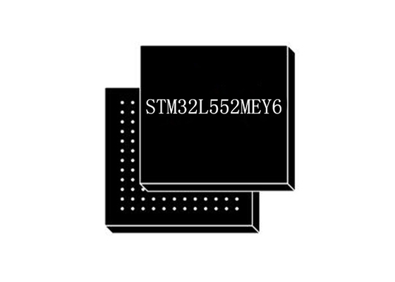 Χαμηλής ισχύος STM32L552MEY6 ολοκληρωμένο κύκλωμα μικροελεγκτών πυρήνων μικροελεγκτών MCU 81WLCSP ενιαίο