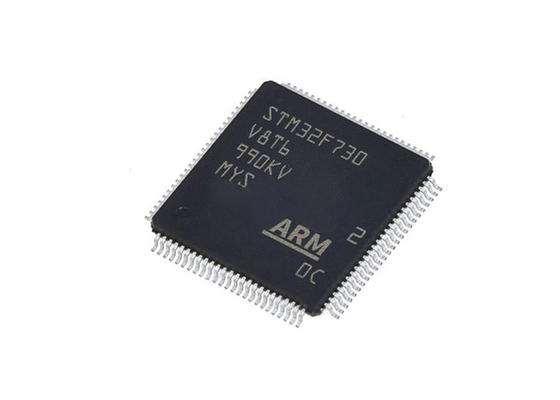 STM32F730V8T6 τριανταδυάμπιτο ενιαίο τσιπ μικροελεγκτών πυρήνων 100LQFP μικροελεγκτών MCU