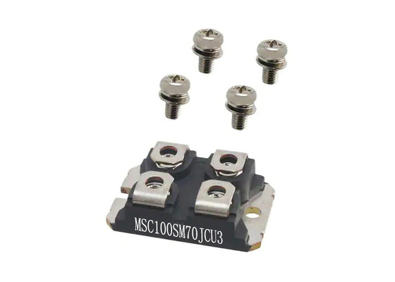 Μονάδες IGBT αυτοκινήτου MSC100SM70JCU3 N-Channel IGBT Silicon Carbide Modules 365W