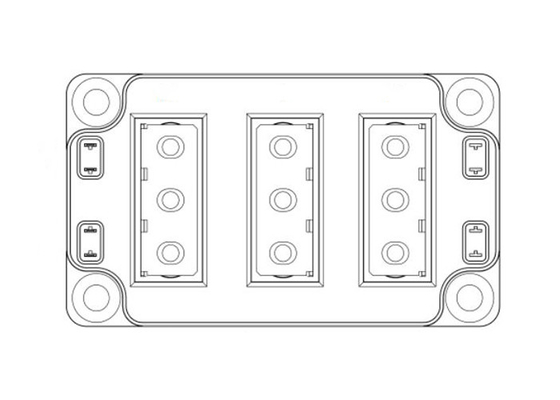 Αυτοκίνητες MOSFET πηγής 2N-καναλιών ενοτήτων MSCSM170DUM039AG IGBT κοινές σειρές