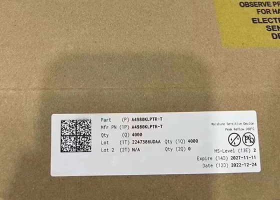 Διπολικός Stepper 28-TSSOP οδηγών A4980KLPTR μηχανών αυτοκίνητος προγραμματίσημος οδηγός