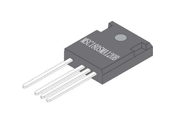 MOSFET τσιπ MSC180SMA120B 1200V SIC ολοκληρωμένων κυκλωμάτων κρυσταλλολυχνίες -247-4