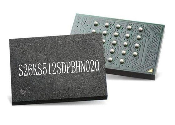 S26KS512SDPBHN020 ΟΥΤΕ ολοκληρωμένο κύκλωμα μνήμης τσιπ 512Mbit ολοκληρωμένων κυκλωμάτων ολοκληρωμένου κυκλώματος 24-FBGA μνήμης