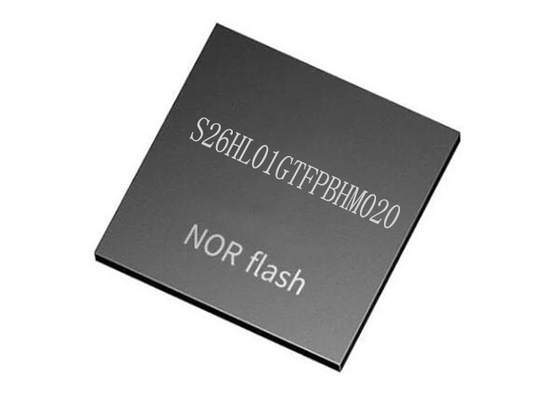 Τσιπ μνήμης ολοκληρωμένου κυκλώματος 24-FBGA 1Gbit HyperBus λάμψης ΟΎΤΕ μνήμης S26HL01GTFPBHM020 SEMPER