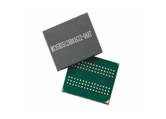 Λεωφορείο ολοκληρωμένου κυκλώματος 512Mbit Xccela ΛΆΜΨΗΣ ΟΎΤΕ μνήμης 24-TBGA MT35XU512ABA1G12-0AAT 200MHz