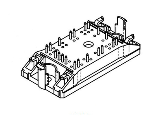 Αυτοκίνητες IGBT πυριτίου ενότητας NXH80T120L2Q0S2G IGBT δύναμης ενότητες ενοτήτων 158W