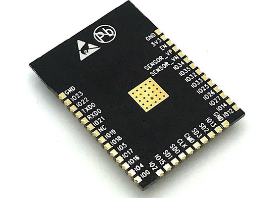 Esp32-s3-wroom-1-N16R2 η επιφάνεια ιχνών PCB ενότητας 2.4GHz πομποδεκτών της BT 5,0 τοποθετεί