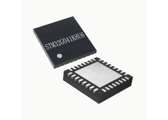 64MHz ενιαίος πυρήνας ολοκληρωμένου κυκλώματος 32-UFQFN μικροελεγκτών μικροελεγκτών MCU STM32G041K8U6 τριανταδυάμπιτος
