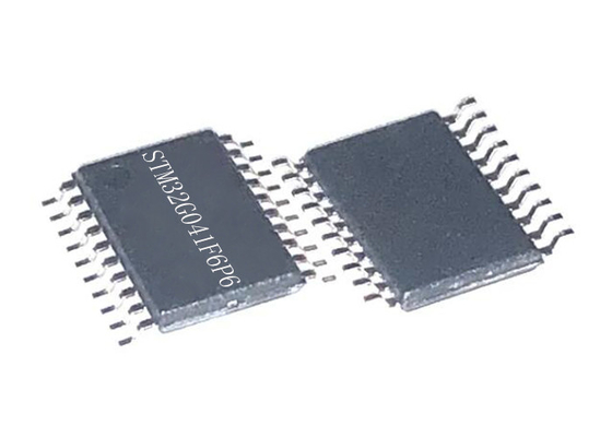 Ενιαίος ΒΡΑΧΊΟΝΑΣ φλοιός-M0+ 20-TSSOP τσιπ STM32G041F6P6 πυρήνων τριανταδυάμπιτος MCU
