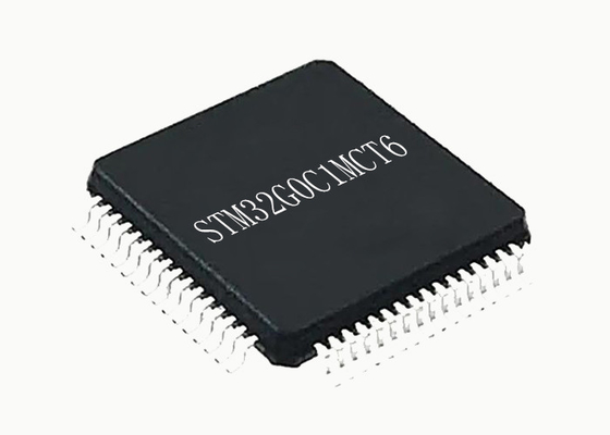 τριανταδυάμπιτος μικροελεγκτής MCU τσιπ 80-LQFP μικροελεγκτών 64MHz STM32G0C1MCT6