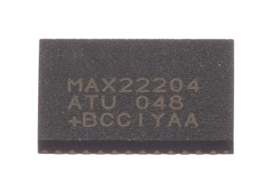 Stepper τσιπ MAX22204ATU+ ολοκληρωμένων κυκλωμάτων μισή γέφυρα οδηγών 38-WFQFN μηχανών