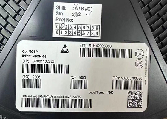 IPB120N10S4-05 Τσιπ ολοκληρωμένου κυκλώματος Τρανζίστορες N-Channel TO-263-3 επιφανειακής τοποθέτησης