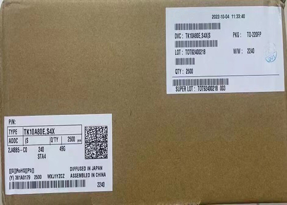Συμπληρωμένο κύκλωμα ΤΚ10Α80Ε N-Channel MOSFETs 800 V 10A Τρανζίστορες