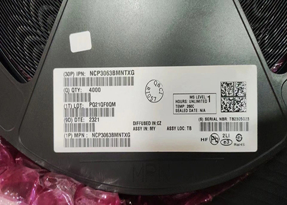 Διοίκηση ισχύος IC NCP3063BMNTXG 1.5 A Ρυθμιστές διακόπτη 8-VDFN επιφανειακή τοποθέτηση