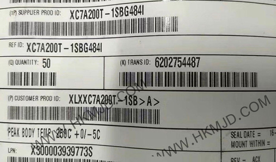 Πλαίσιο Προγραμματισμού Πύλης XC7A200T-1SBG484I Artix-7 FPGA ολοκληρωμένα κυκλώματα 484-FCBGA
