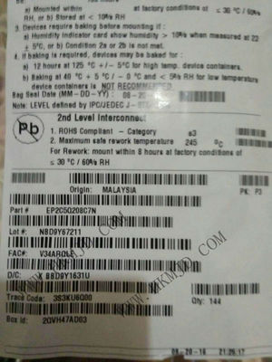 Πλαίσιο Προγραμματισμού Πύλης Πλαίσιο EP2C5Q208C7N Cyclone II Πλαίσιο Προγραμματισμού Πύλης 208-BFQFP