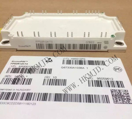 Φύλλα IGBT για οχήματα FP50R12KT3 Φύλλα IGBT Τρίτης Φάσης Αντιστροφέας 1200V 75A 280W