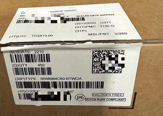 Μονάδα ασύρματης επικοινωνίας 88W8964CB0-BTWC/A 160MHz Bandwidth Dual Band WiFi SoC