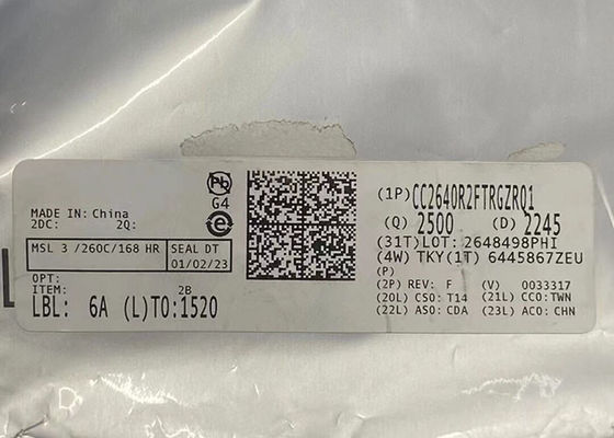 CC2640R2FTRGZRQ1 32-bit Arm Cortex-M3 BT 5.1 Ασύρματο MCU χαμηλής ενέργειας με 128KB Flash