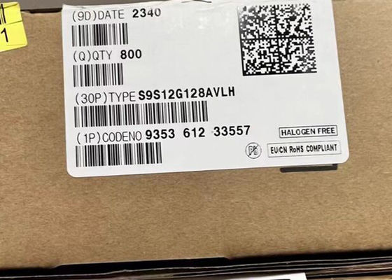 Μικροελεγκτής MCU S9S12G128AVLH Μέχρι 25MHz 16-bit Μικροελεγκτής IC LQFP64