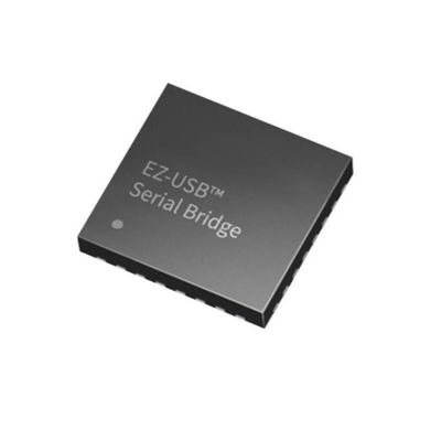 Συμπληρωμένο κύκλωμα Τσιπ CY7C65223T-24LQXST USB πλήρους ταχύτητας σε ελεγκτή UART QFN-24