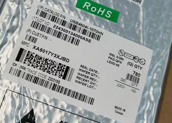 Συμπληρωμένο κύκλωμα chip USB4604I-1070HN USB 2.0 HSIC High-Speed 4-Port Hub Controller