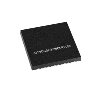 Μικροελεγκτής MCU DSPIC33CK256MC105T-I/M7 Διαχειριστές ψηφιακού σήματος υψηλής ταχύτητας 100Mhz 16-bit