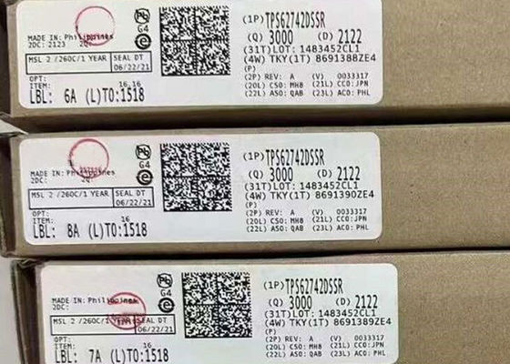 Τσιπ ολοκληρωμένου κυκλώματος TPS62742DSSR Step Down Converter για εφαρμογές χαμηλής ισχύος