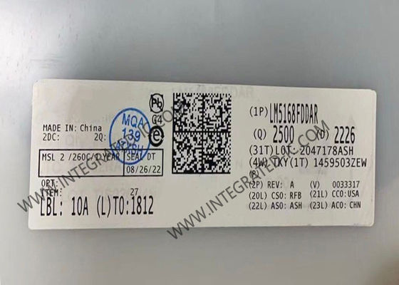 LM5168FDDAR μετατροπέας βήματος προς τα κάτω για ολοκληρωμένα κυκλώματα με δυνατότητα μετατροπής Fly-BuckTM