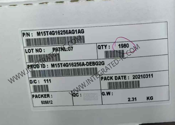 M15T4G16256A ∆ΕΒΓ2G Μνήμη IC Τσιπ 933MHz DDR3 SDRAM Μνήμη Τσιπ BGA-96