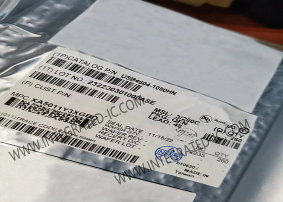 Τσιπ ολοκληρωμένου κυκλώματος USB4604-1080HN USB 2.0 HSIC Hi-Speed ​​Hub 4-port IC