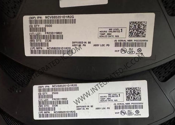 Συμπληρωματικό κύκλωμα NCV885201D1R2G 230mA Μη συγχρονισμένος ελεγκτής Buck