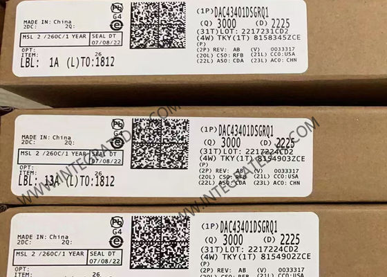 Συμπληρωμένο κύκλωμα DAC43401DSGRQ1 8-Bit Automotive Smart DAC 8-WSON