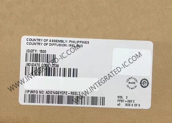 ADG1433YCPZ Integrated Circuit Chip iCMOSTM Switch 4.7Ohm Βιομηχανικοί αναλογικοί διακόπτες CMOS