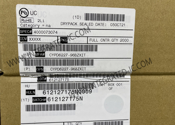 CYPD6227-96BZXI ολοκληρωμένο κύκλωμα τσιπ διπλής θύρας USB Type-C ελεγκτής IC VFBGA96