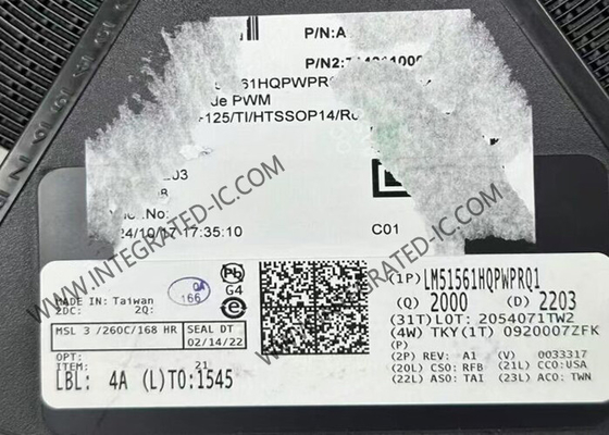 LM51561HQPWPRQ1 Τσιπ ολοκληρωμένου κυκλώματος Μη συγχρονισμένος ελεγκτής προώθησης HTSSOP-14