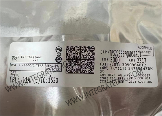 TPS22965PQWDSGRQ1 Τσιπ ολοκληρωμένου κυκλώματος 5.7V Διακόπτες φόρτωσης αυτοκινήτων 4A Διακόπτες ισχύος