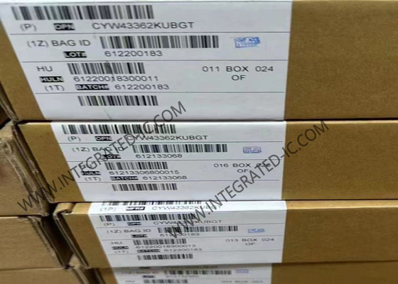 CYW43362KUBGT WIFI 6 Chip Single-Chip Ενσωματωμένο IEEE 802.11TM Wi-Fi 4 Chip