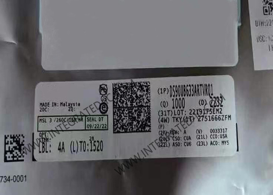 Συμπληρωμένο κύκλωμα DS90UB633ARTVRQ1 100MHz 1.87Gbps FPD-Link III Σειριαστής