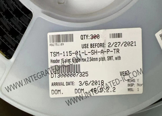 TSM-115-01-L-SH-A-P-TR συνδετήρες E.L.P.TM High Mating Cycle Connectors 15POS Pin Header