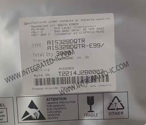 Αισθητήρας IC AIS328DQTR Υψηλής απόδοσης, εξαιρετικά χαμηλής κατανάλωσης, επιταχυνσιόμετρο 3 αξόνων