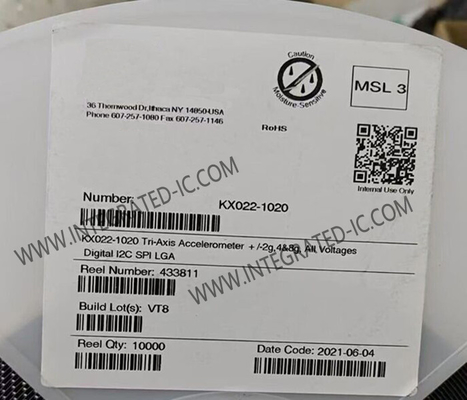KX022-1020 Αισθητήρας IC Τριάξονας μικρομηχανικός επιταχυντής πυριτίου IC LGA-12
