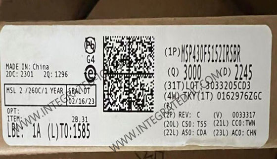 MSP430F5152IRSBR Μικροελεγκτής MCU 16-bit MCU 25MHz Μικροελεγκτές μικρού σήματος