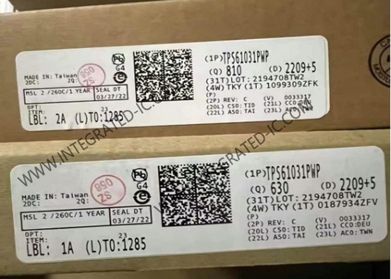 TPS61031PWP Integrated Circuit Chip 96% αποδοτικός συγχρονικός μετατροπέας προώθησης HTSSOP-16