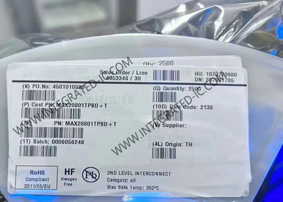 MAX20801TPBD Τσιπ ολοκληρωμένου κυκλώματος 1.5V έως 18V MPP Tracking DC-DC Converter