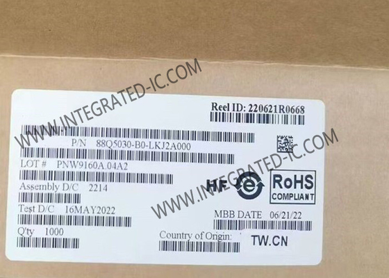 Φυσικός πομποδέκτης στρώματος τσιπ 88Q5030-B0-LKJ2A000 Ethernet ολοκληρωμένων κυκλωμάτων