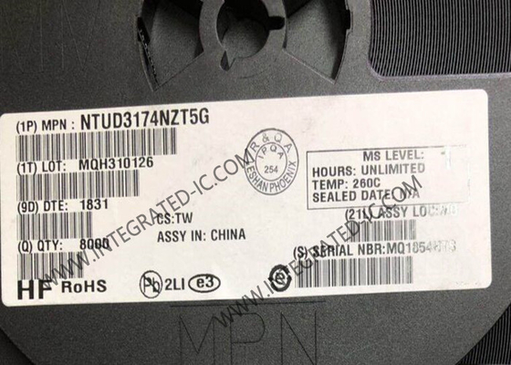 NTUD3174NZT5G Τσιπ ολοκληρωμένου κυκλώματος 20V 280mA Διπλό N-Channel MOSFET τρανζίστορες