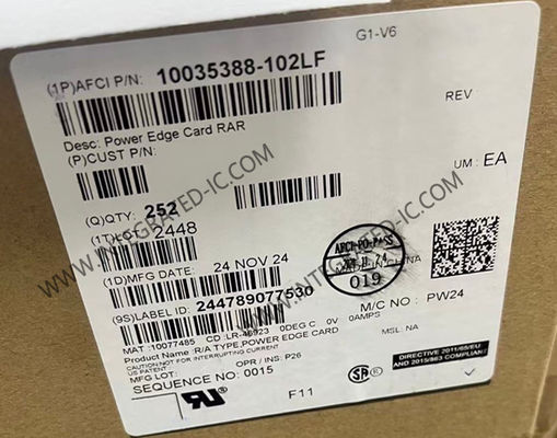 10035388-102LF Συνδέσεις χαμηλού προφίλ συνδετήρας διανομής ισχύος AC/DC